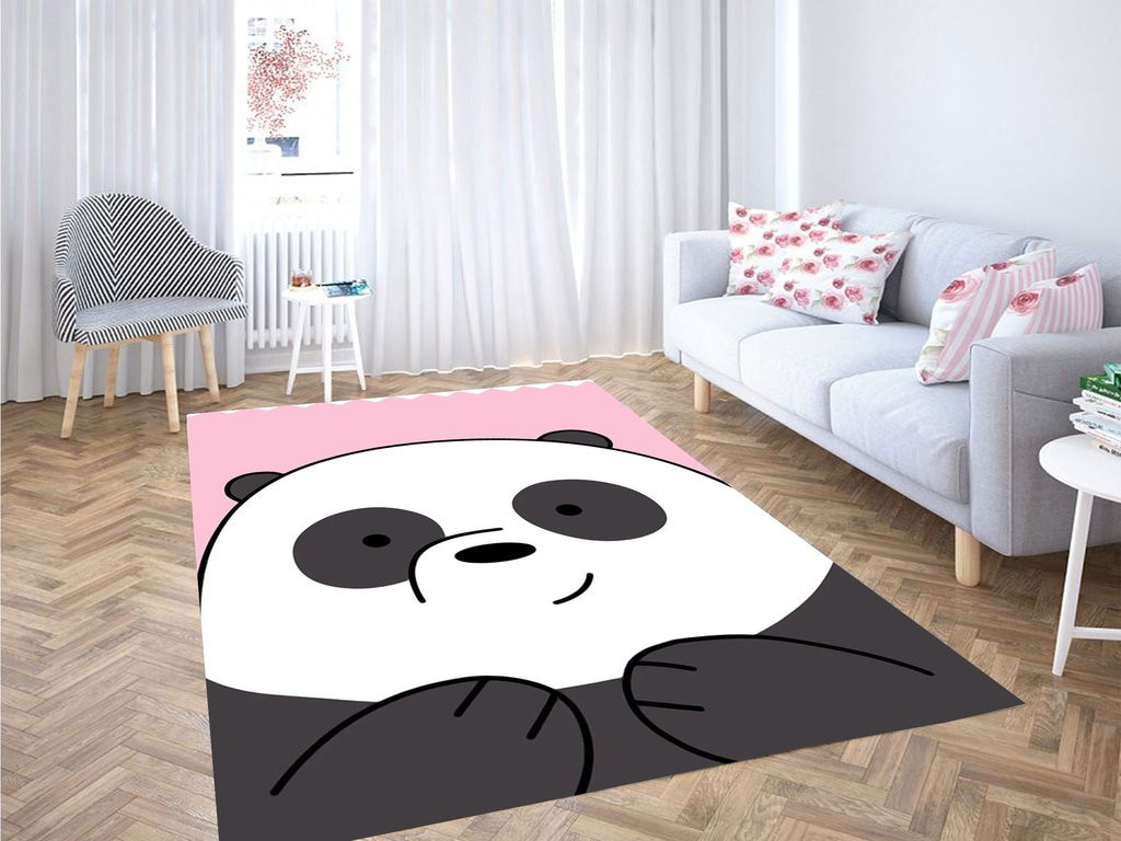Cutest Panda We Bare Bears Living Room Modern Carpet Rug - LUXDESIGNI