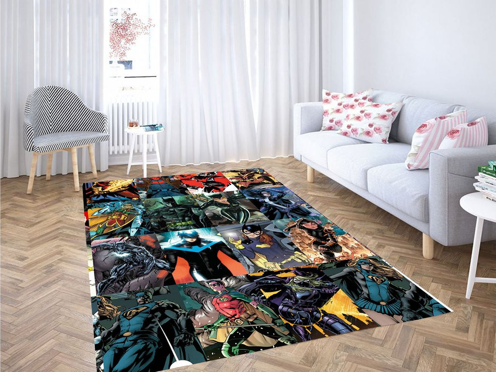 Dc Rug Dc Superhero Character Living Room Modern Carpet Rug - LUXDESIGNI