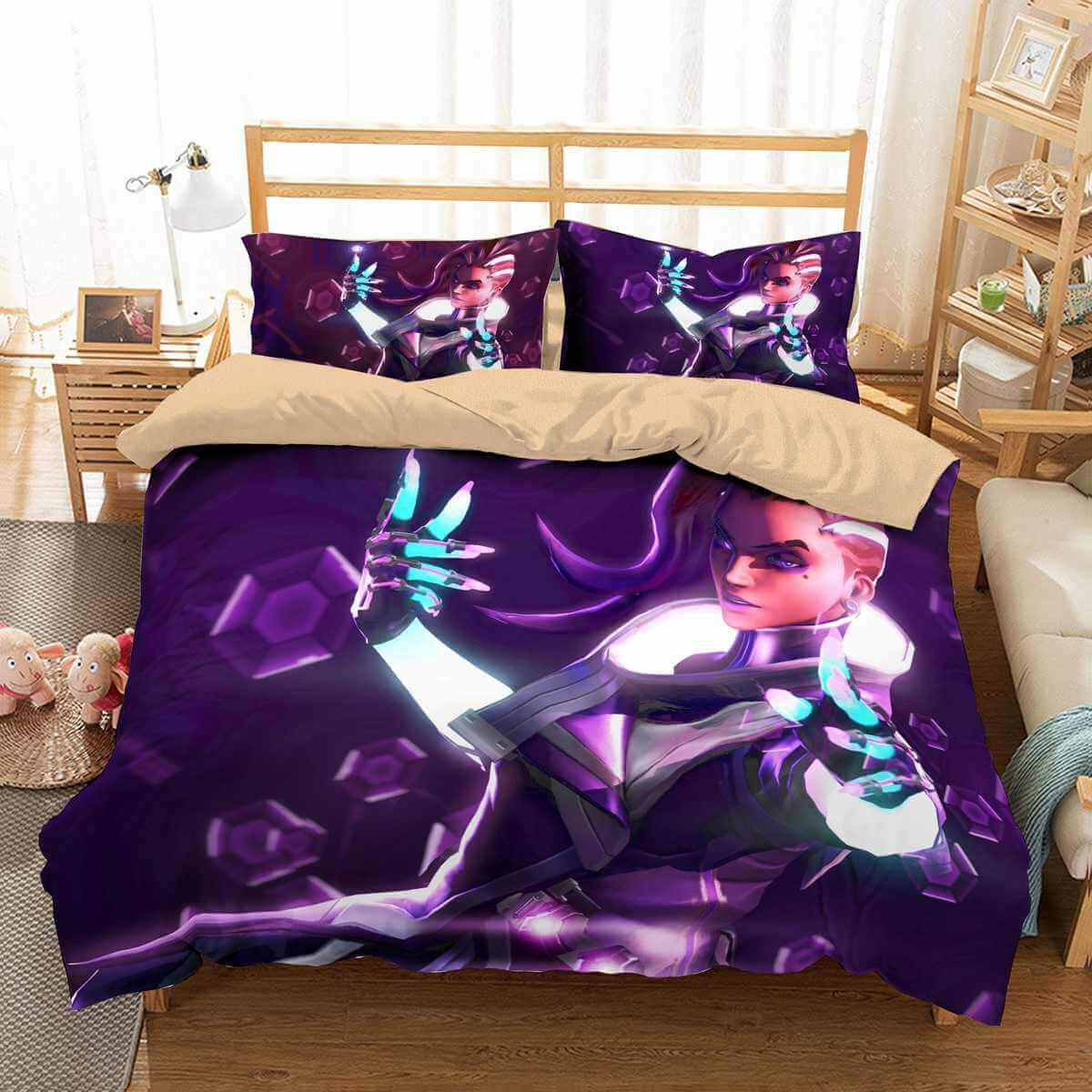 Overwatch 18 3D Customized Duvet Cover Bedding Set - LUXDESIGNI