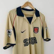 Arsenal 2001/02 Away Retro Men Jersey - Yellow