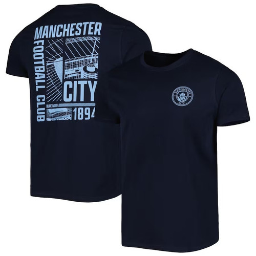 Manchester City Stadium 1894 T-Shirt - Navy