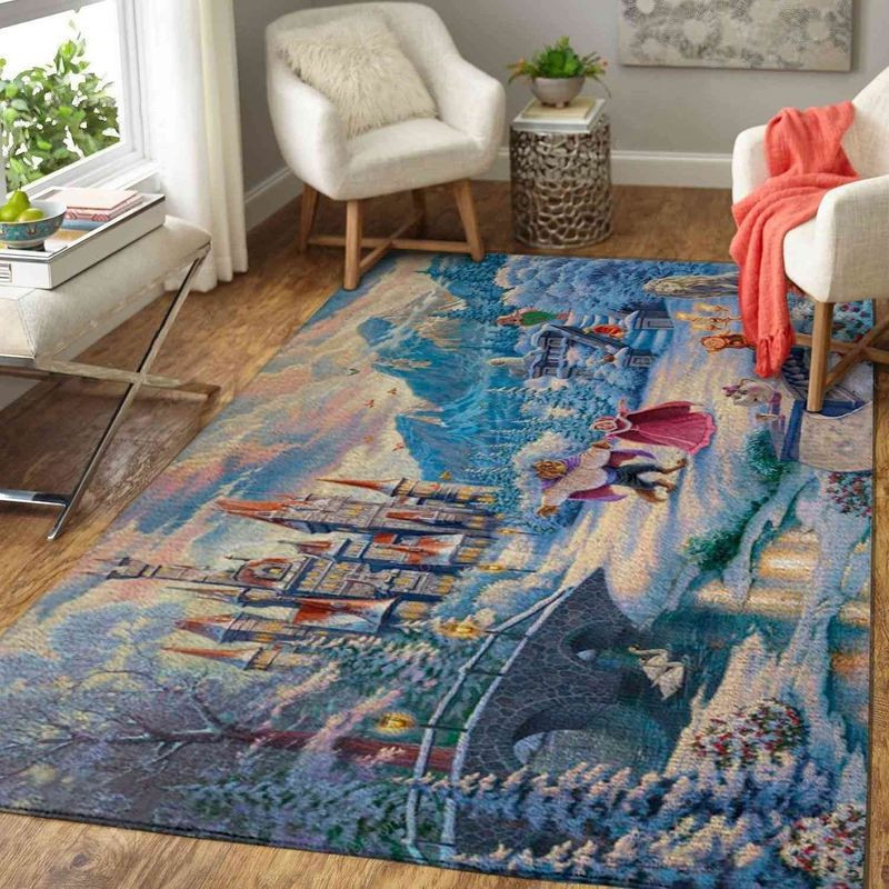 Beauty And The Beast Disney 3 Area Rug Carpet Living Room And Bedroom ...