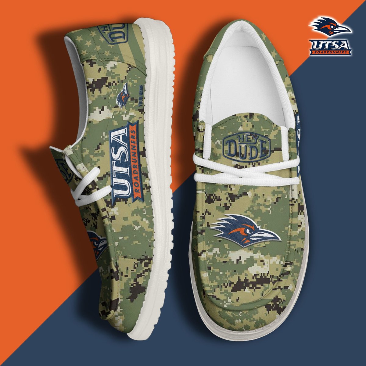 UTSA Roadrunners Custom Name Loafer Shoes Gift For Fans - Lauradintino