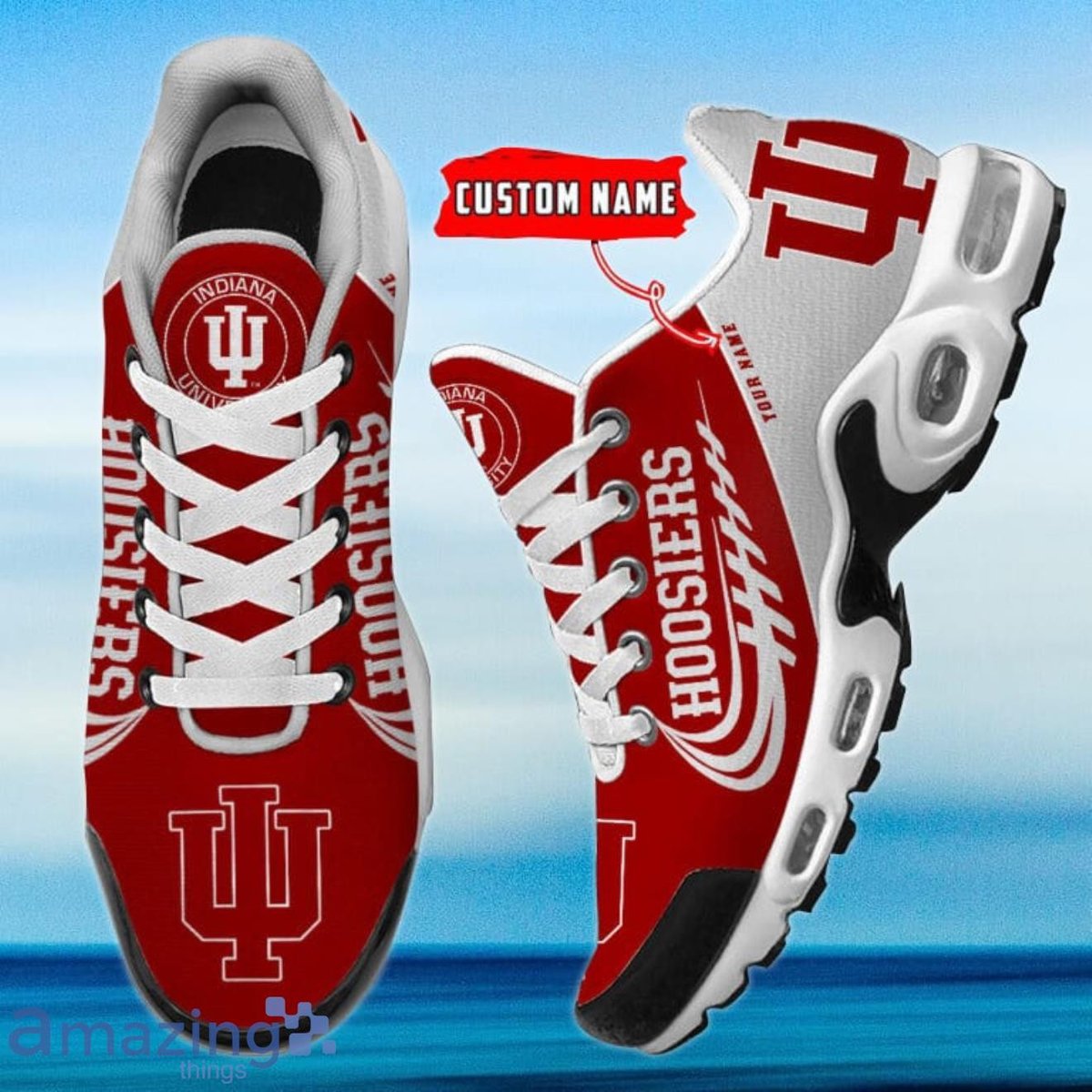 Personalized Indiana Hoosiers NCAA Team Logo And Color TN Shoes Air ...