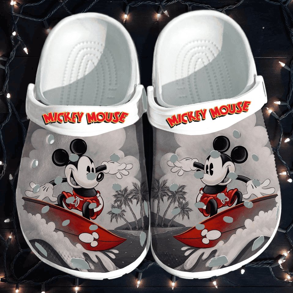 Surf Clogs Mickey Mouse Surf Clogs, Comfy Footwear, Shoes - Lauradintino