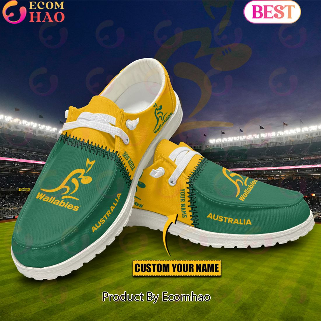 Rugby World Cup Australia Personalized Hey Dude Shoes For Men And Women ...