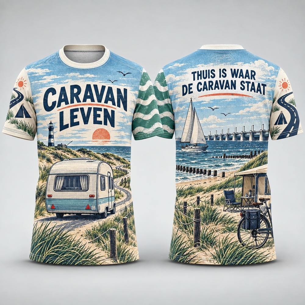 Caravan Leven — Zeeland — T Shirt