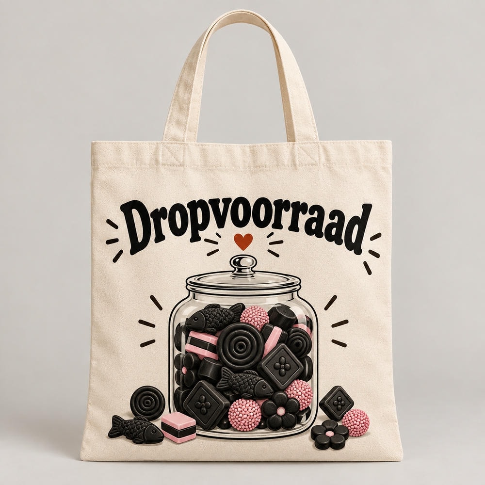 Dropvoorraad — Tote bag