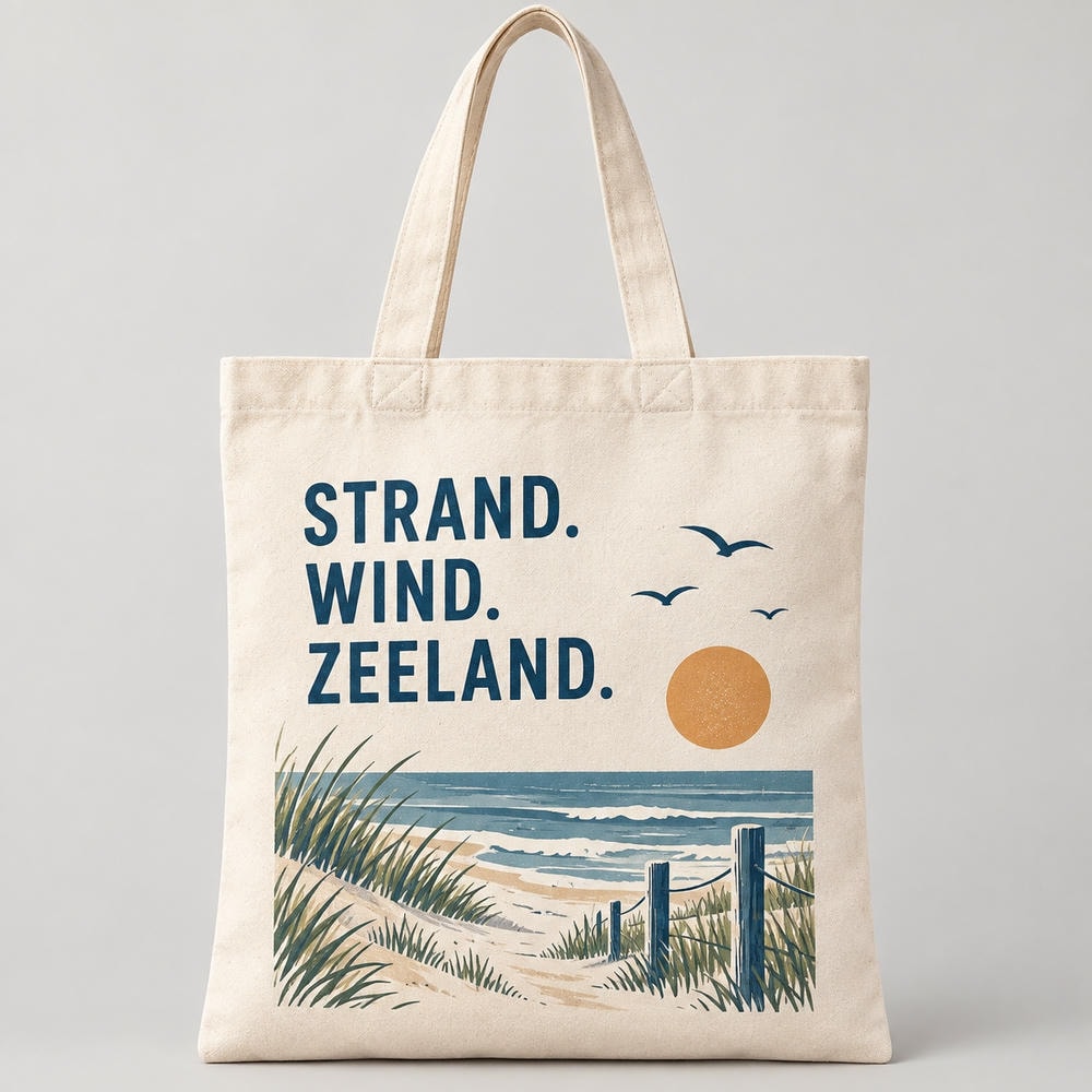 Strand. Wind. Zeeland. — Tote bag