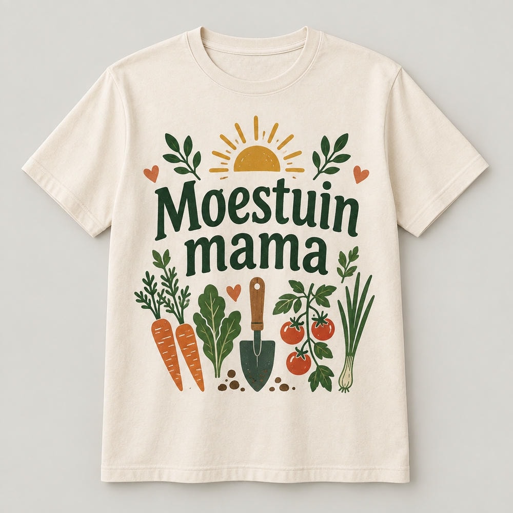 Moestuin mama — T Shirt