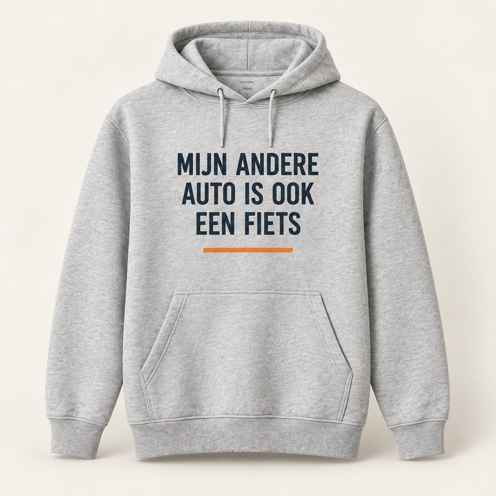 Mijn andere auto is ook een fiets — Hoodie
