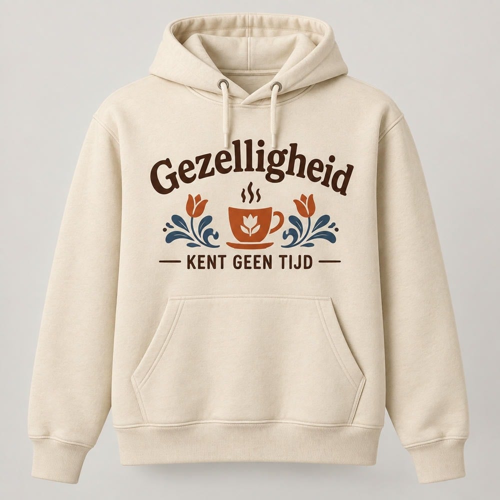 Gezelligheid kent geen tijd — Hoodie