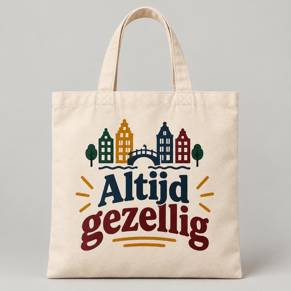 Altijd gezellig — Tote bag