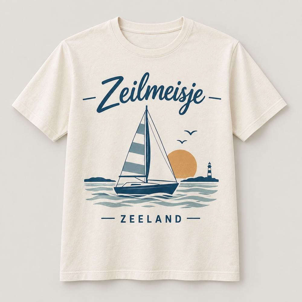 Zeilmeisje — Zeeland — T Shirt