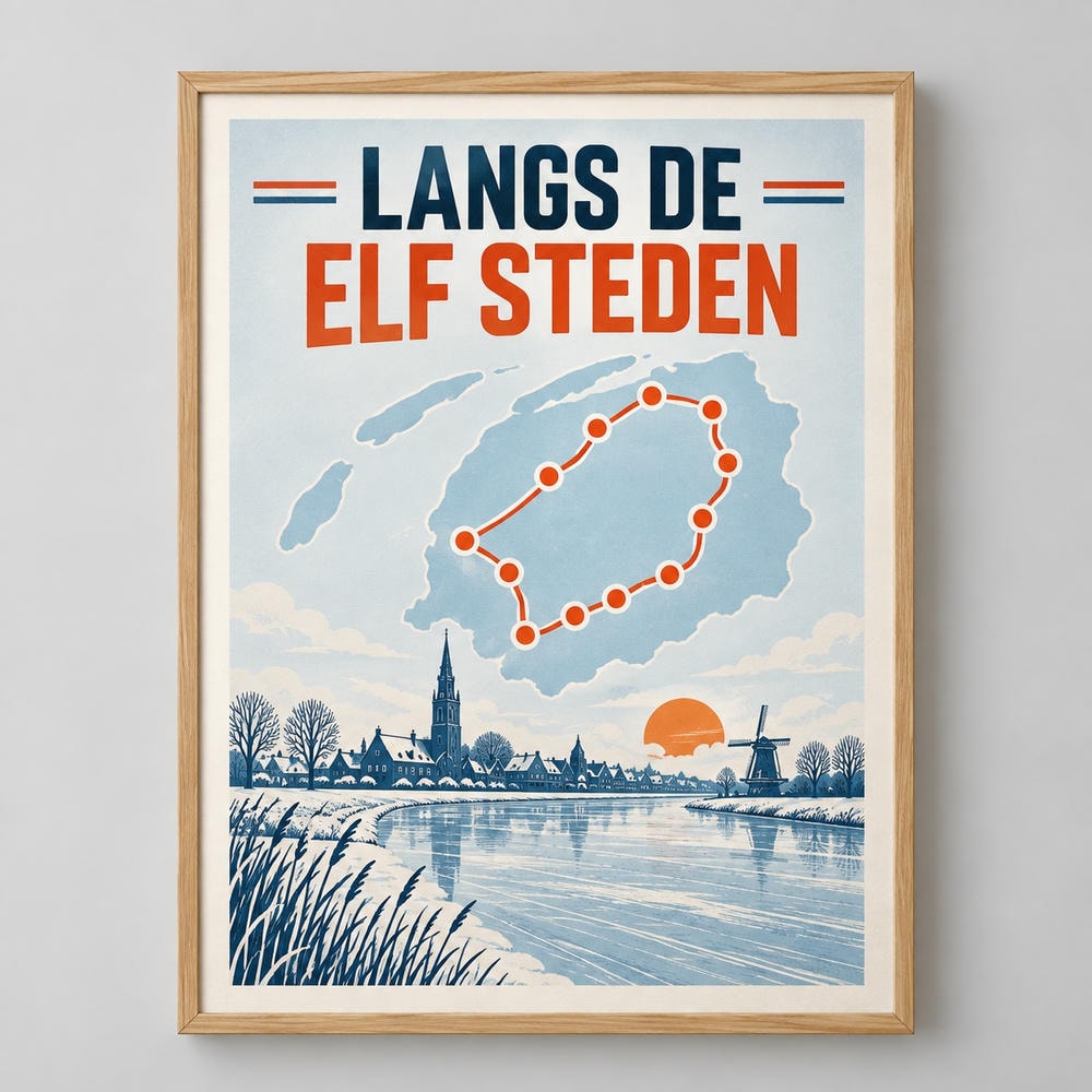 Langs de Elf Steden — Canvas