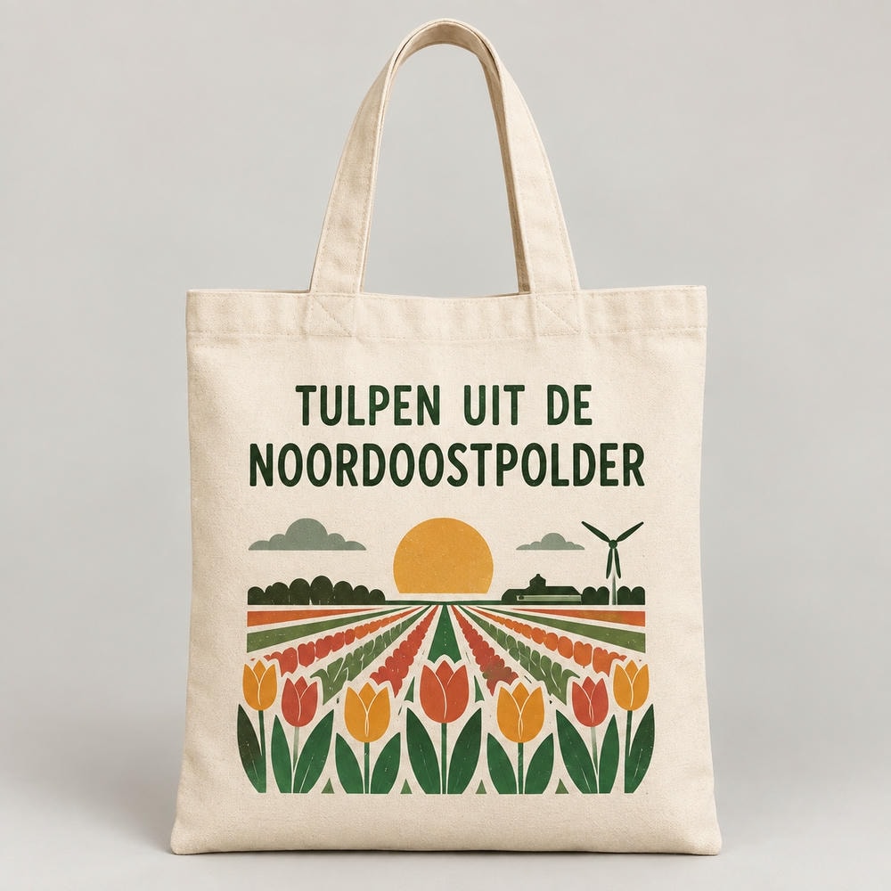 Tulpen uit de Noordoostpolder — Tote bag