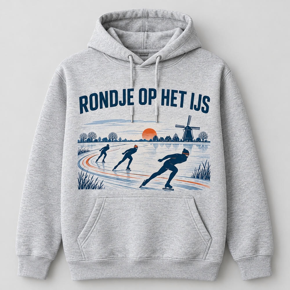 Rondje op het ijs — Hoodie
