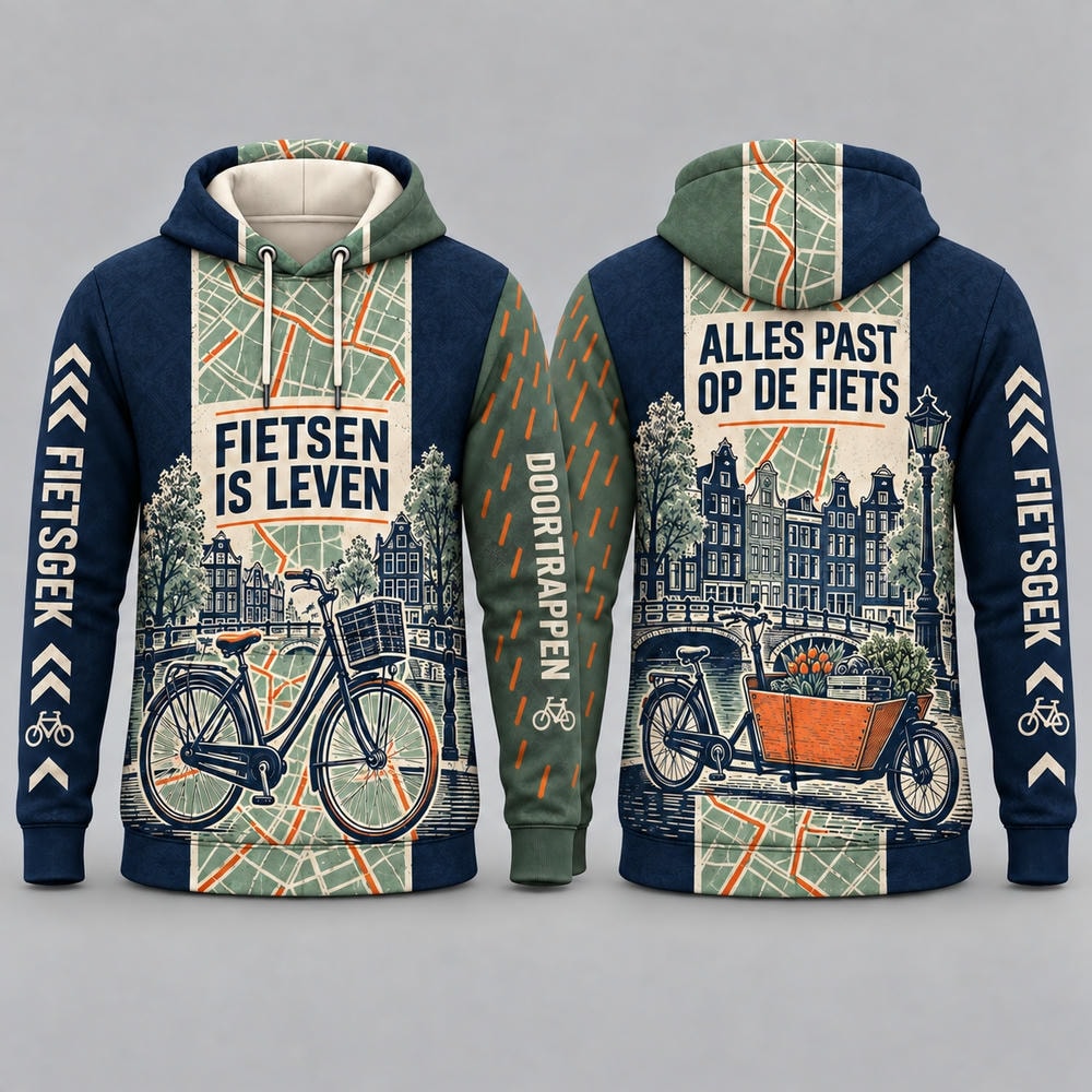Fietsen is Leven — Hoodie