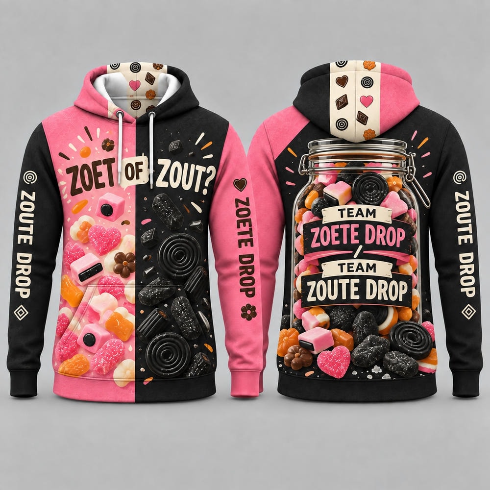 Zoete Drop vs Zoute Drop — Hoodie