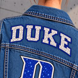 Duke Blue Devils Denim Jacket - Collar Detail