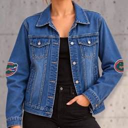 Florida Gators Denim Jacket - Front View