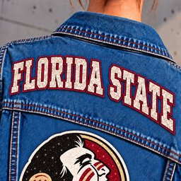 Florida State Seminoles Denim Jacket - Collar Detail