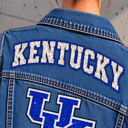 Kentucky Wildcats Denim Jacket - Collar Detail