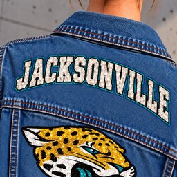 Jacksonville Jaguars Denim Jacket - Collar Detail