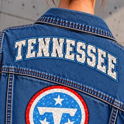 Tennessee Titans Denim Jacket - Collar Detail