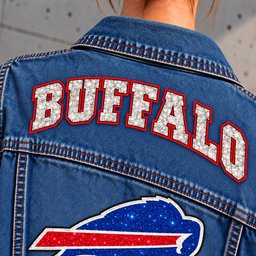 Buffalo Bills Denim Jacket - Collar Detail