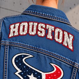 Houston Texans Denim Jacket - Collar Detail