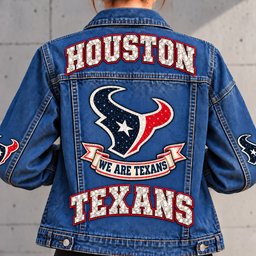 Houston Texans Denim Jacket - Full Back View