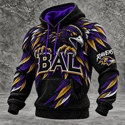 Baltimore Ravens Waffle Hoodie