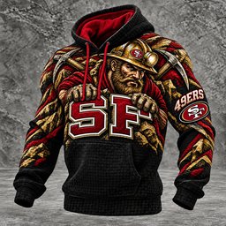San Francisco 49ers Waffle Hoodie