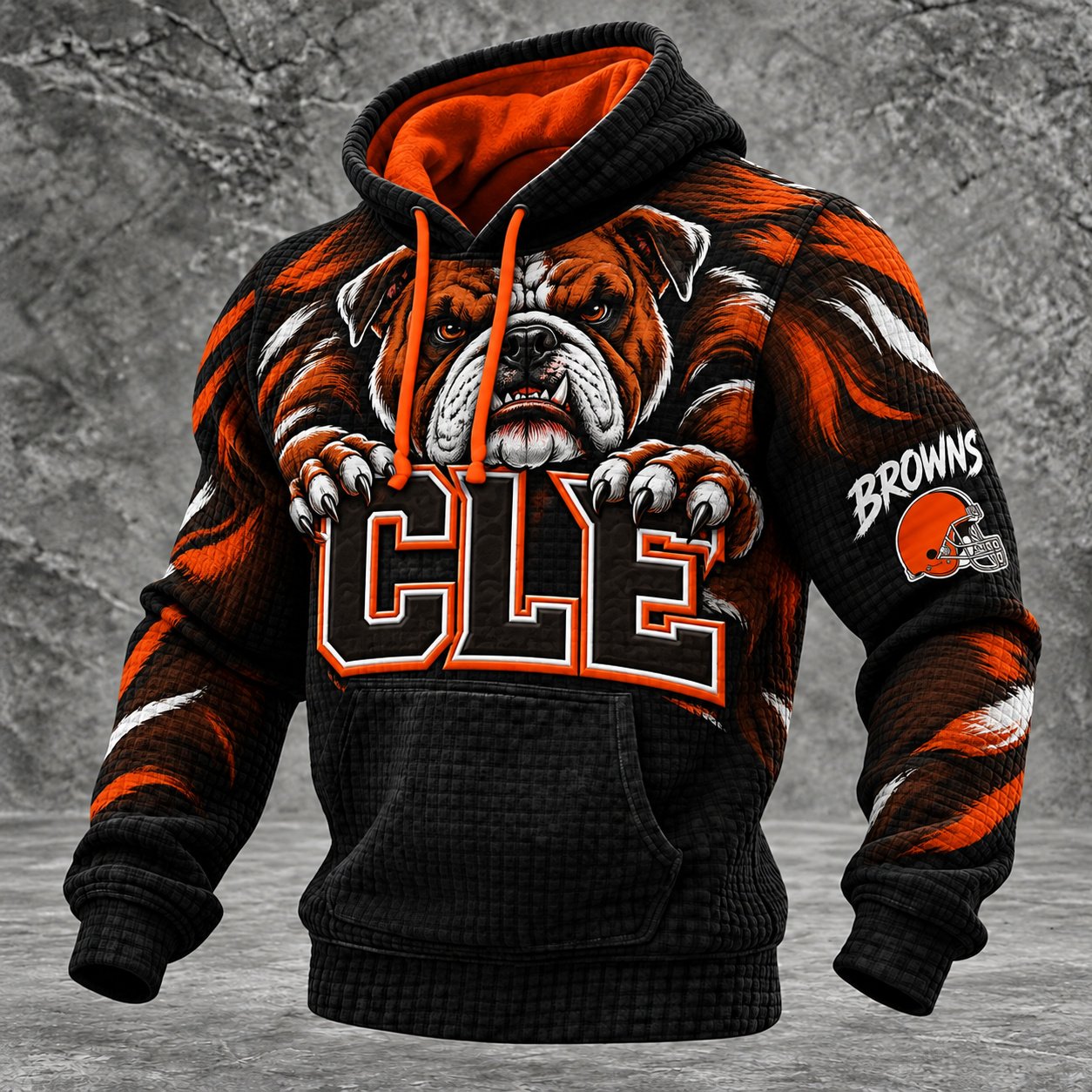 Cleveland Browns Waffle Hoodie