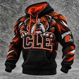 Cleveland Browns Waffle Hoodie