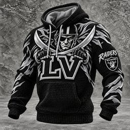 Las Vegas Raiders Waffle Hoodie