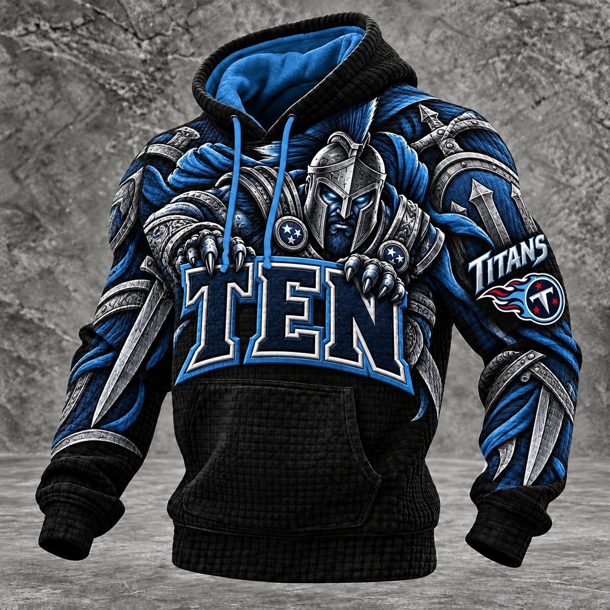 Tennessee Titans Waffle Hoodie