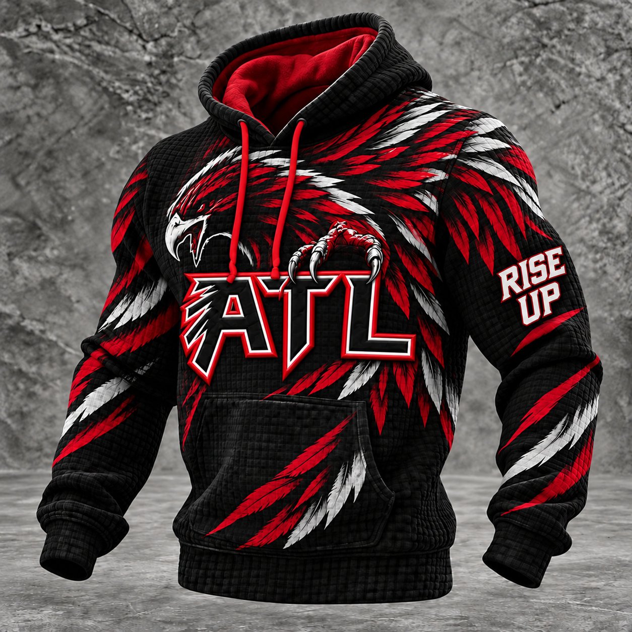 Atlanta Falcons Waffle Hoodie