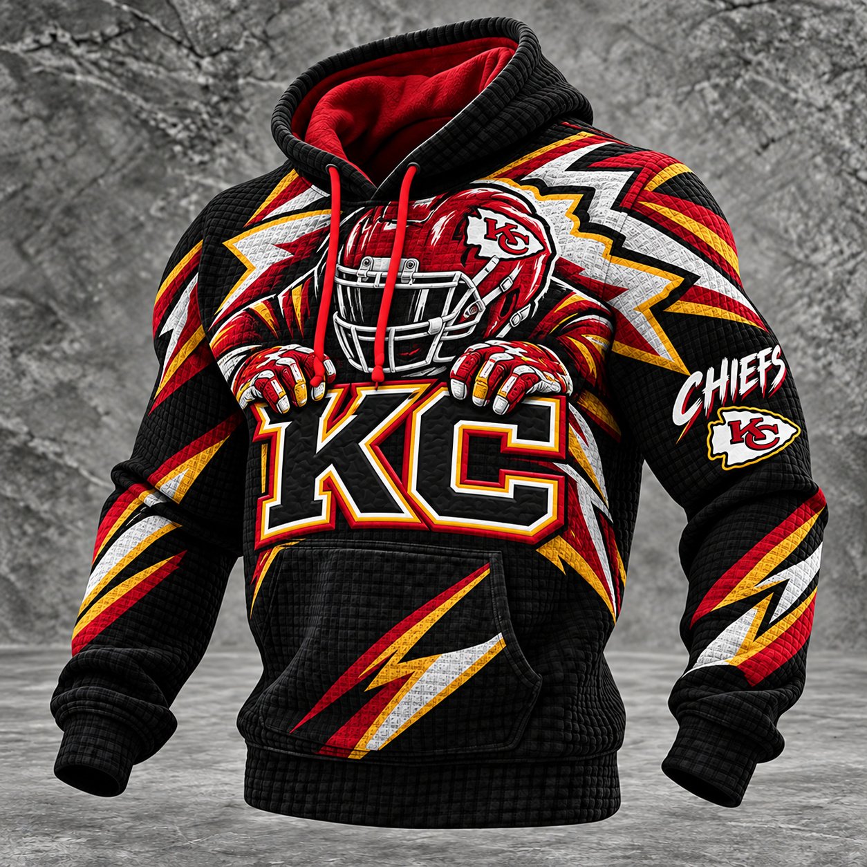 Kansas City Chiefs Waffle Hoodie