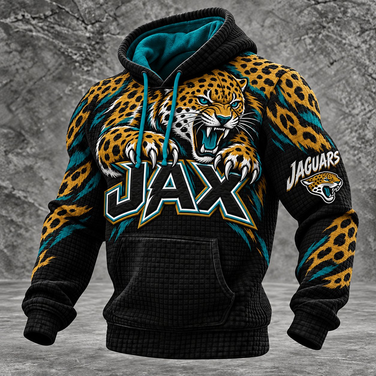 Jacksonville Jaguars Waffle Hoodie