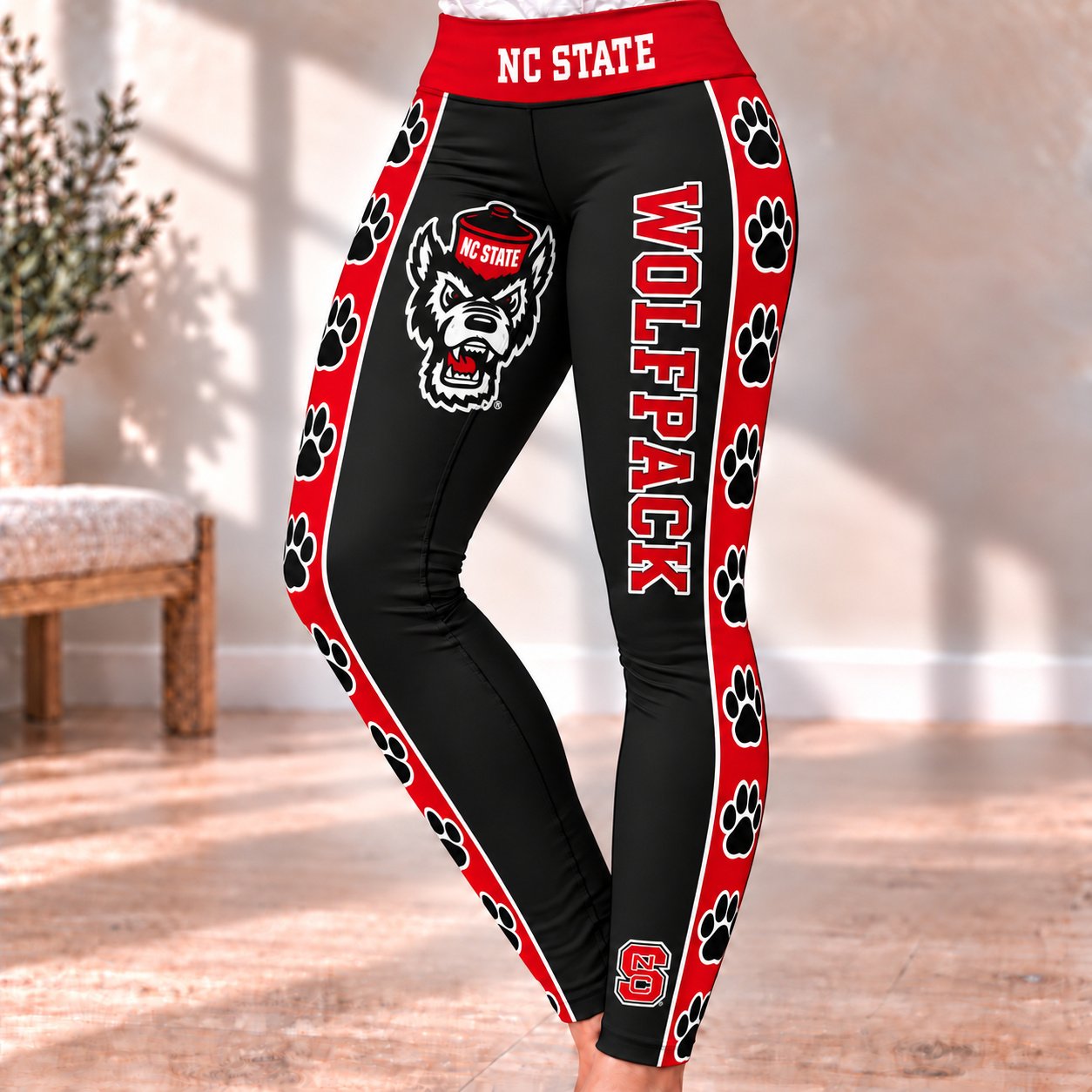 NC State Wolfpack Women's Yoga Pants NKZ015