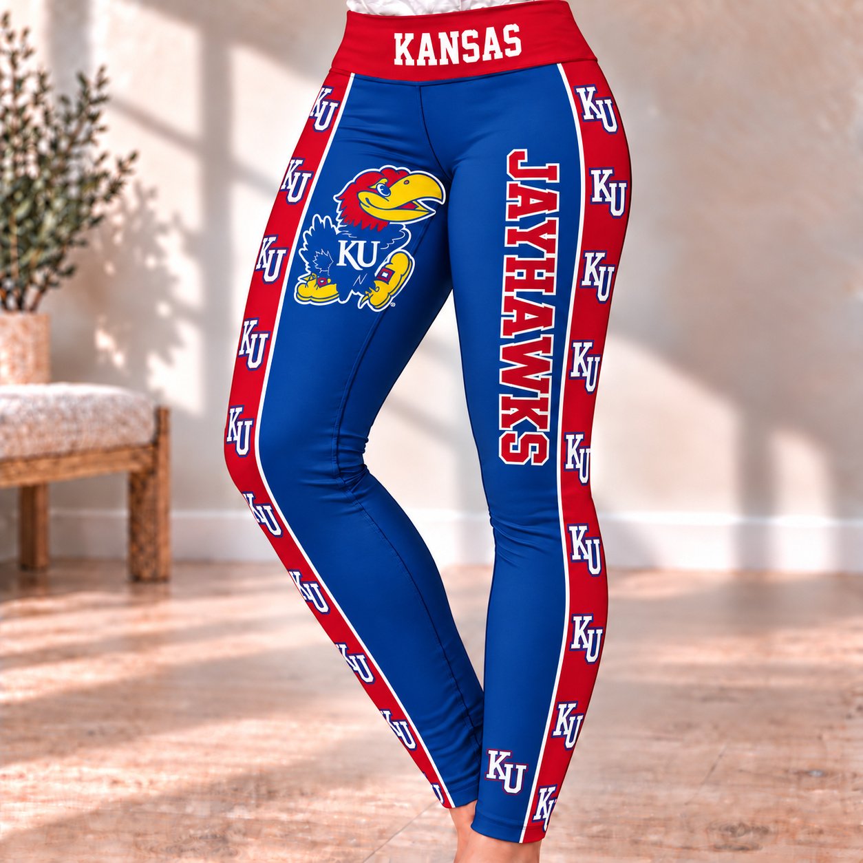 Kansas Jayhawks Women's Yoga Pants NKZ015