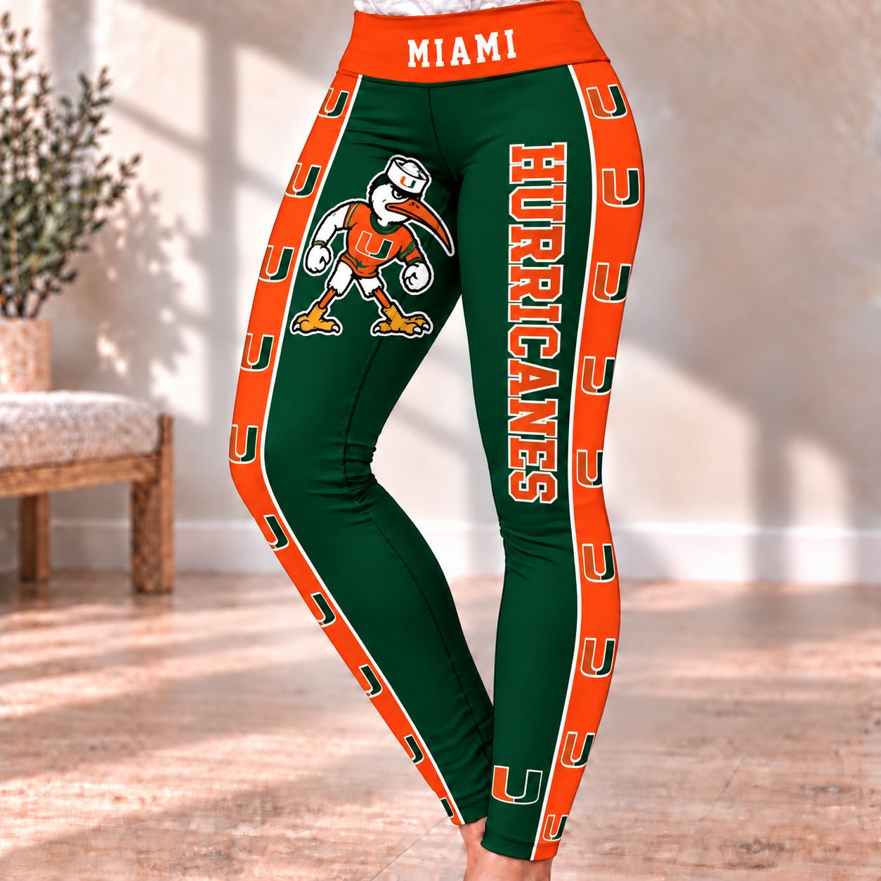 Miami Hurricanes Women's Yoga Pants NKZ015