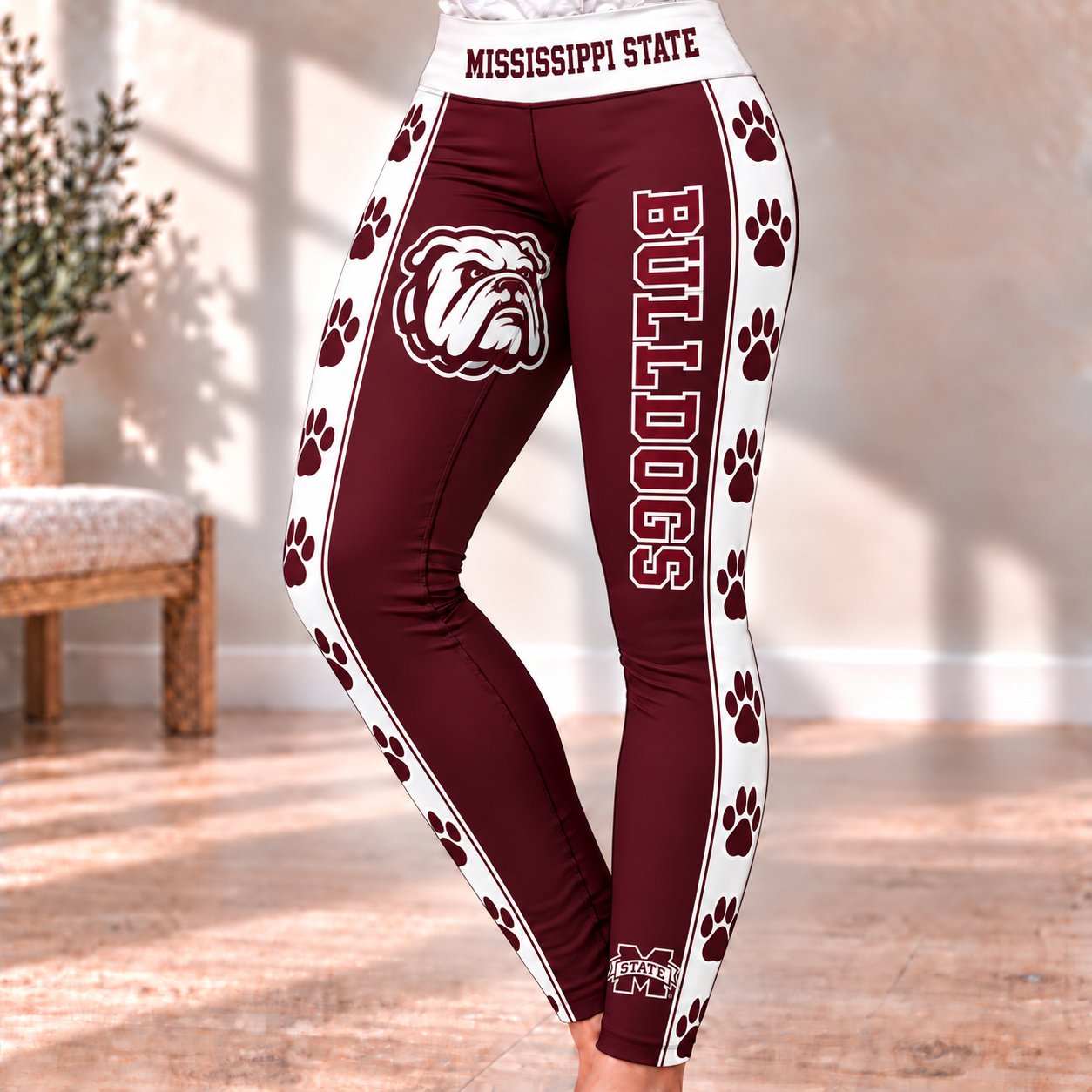 Mississippi State Bulldogs Women's Yoga Pants NKZ015