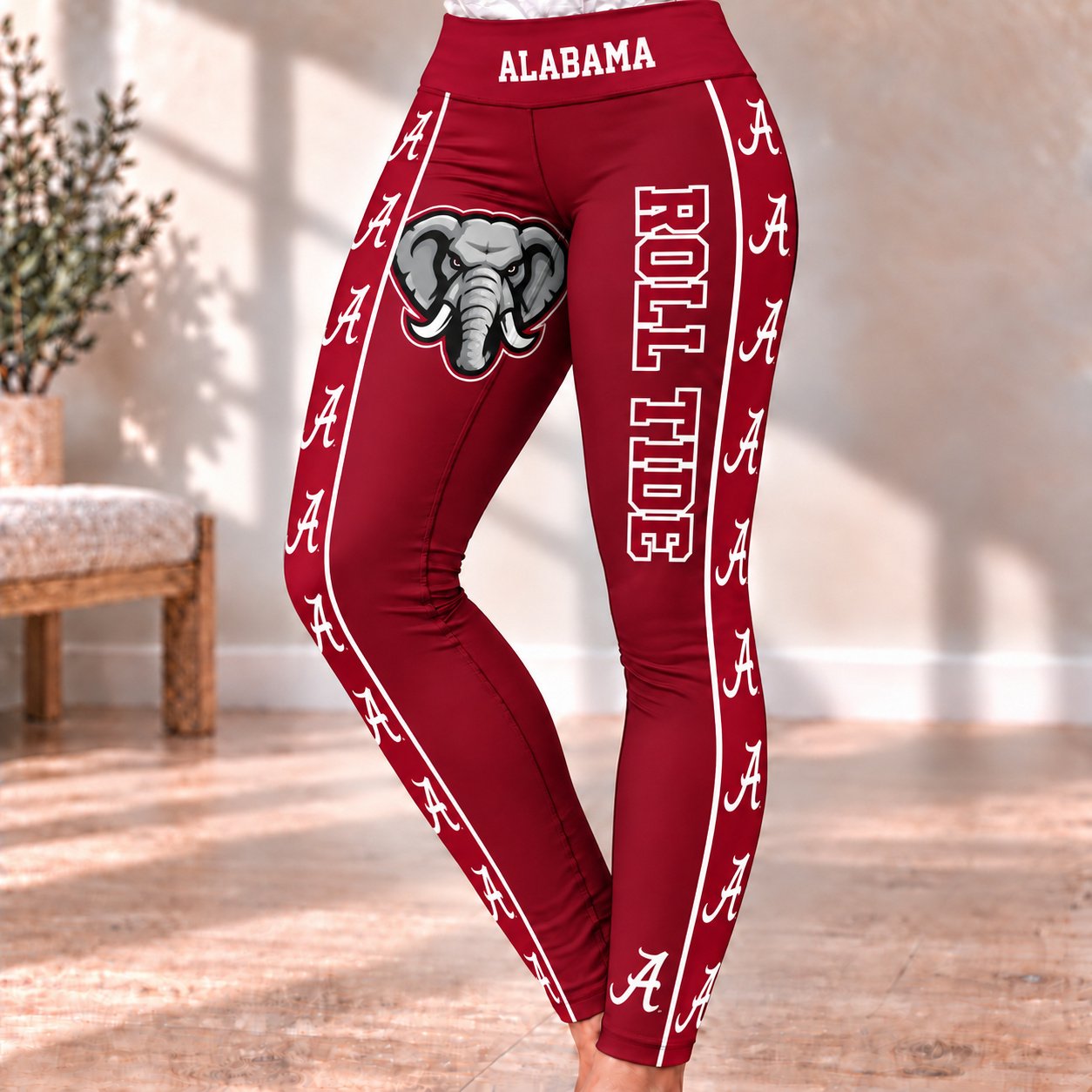 Alabama Crimson Tide Women's Yoga Pants NKZ015