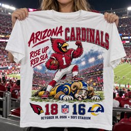 Arizona Cardinals | 18-16 Win Over Los Angeles Rams Game Day Shirt - White