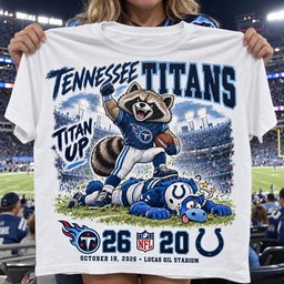 Tennessee Titans | 26-20 Win Over Indianapolis Colts Game Day Shirt - White