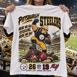 Pittsburgh Steelers | 26-19 Win Over Tampa Bay Buccaneers Game Day Shirt - White
