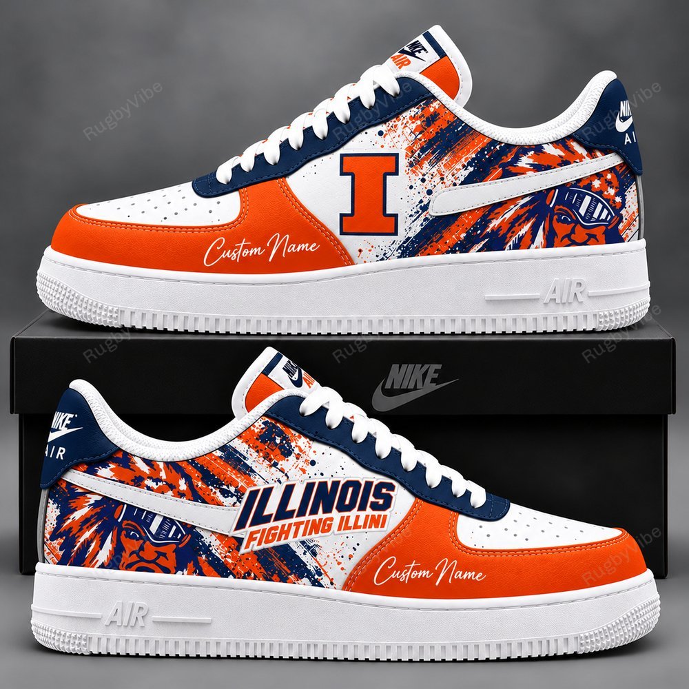 Illinois Fighting Illini Game Day Kicks Air Force 1